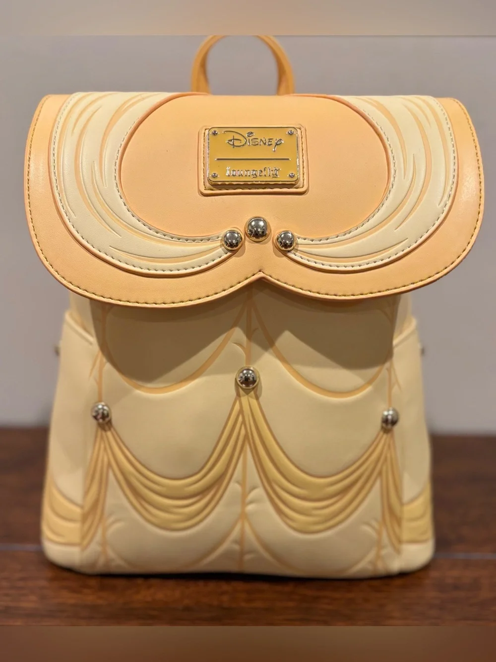 Loungefly Beauty and the Beast Belle Dress Backpack & Wallet Set